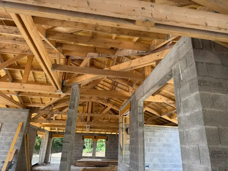 Menuiserie Gelebart Extension Maison Ossature Bois Ploudalmezeau Charpente Couverture 3