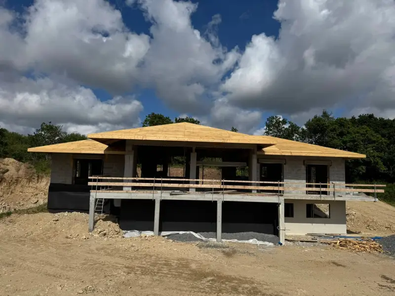 Menuiserie Gelebart Extension Maison Ossature Bois Ploudalmezeau Charpente Couverture