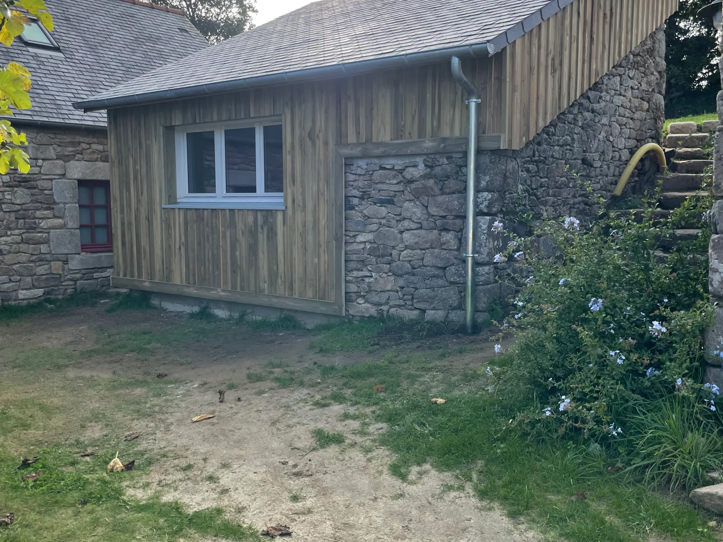 Charpente Couverture Gelebart Extension Maison Ossature Bois Ploudalmezeau Couverture 1